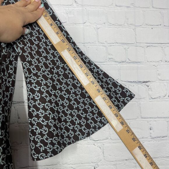 Tyler Böe Chain Link Shift Print Dress Women’s XL Preppy Career Office Chic - Picture 11 of 12